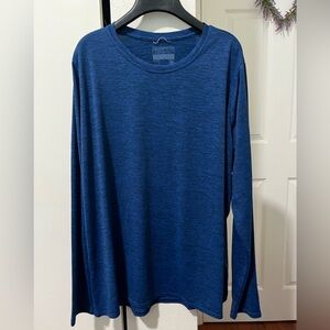 Patagonia Men's Long Sleeve Crew Shirt - Navy Blue